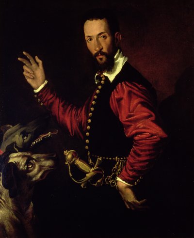 Portrait of Guidubaldo II della Rovere, Duke of Urbino by Bartolomeo Passarotti